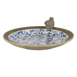 Esschert Design - Aged keramiek Vogelbad