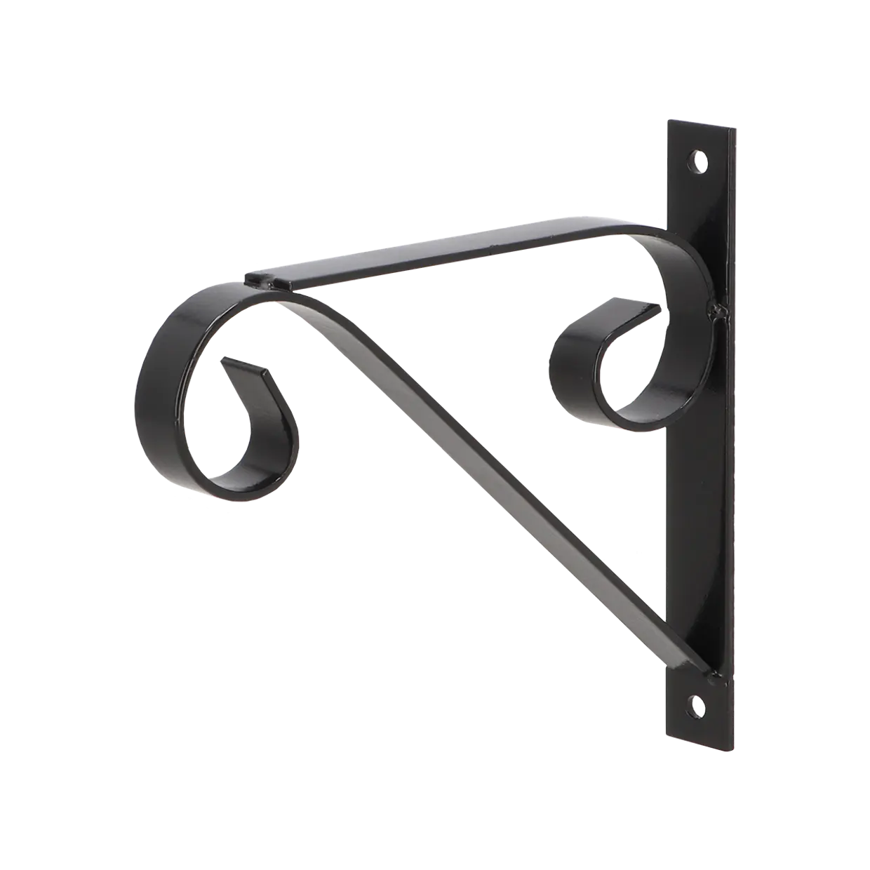 Hanging basket haak met krul S zwart - Esschert design