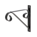 Hanging basket haak met krul S zwart - Esschert design