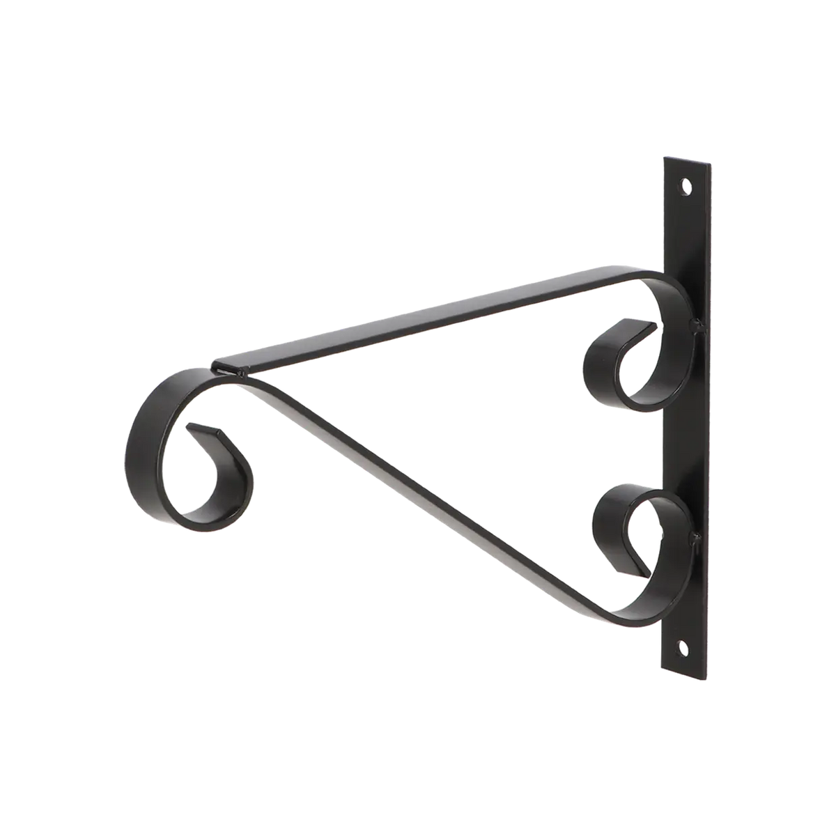 Hanging basket haak met krul M zwart - Esschert design