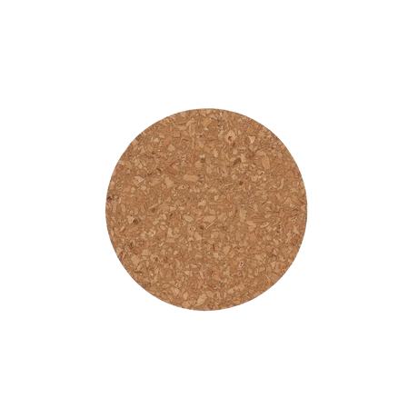 Ronde kurken onderzetter (S), 10 cm, bruin kurkoppervlak