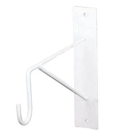 Witte ophanghaak voor hangmand (25 cm) met klembeugel, Esschert design