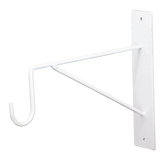 Witte ophanghaak voor hangmand (25 cm) met twee klemarmen, Esschert design