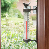 Esschert design - Wandthermometer met vogel in giftbox