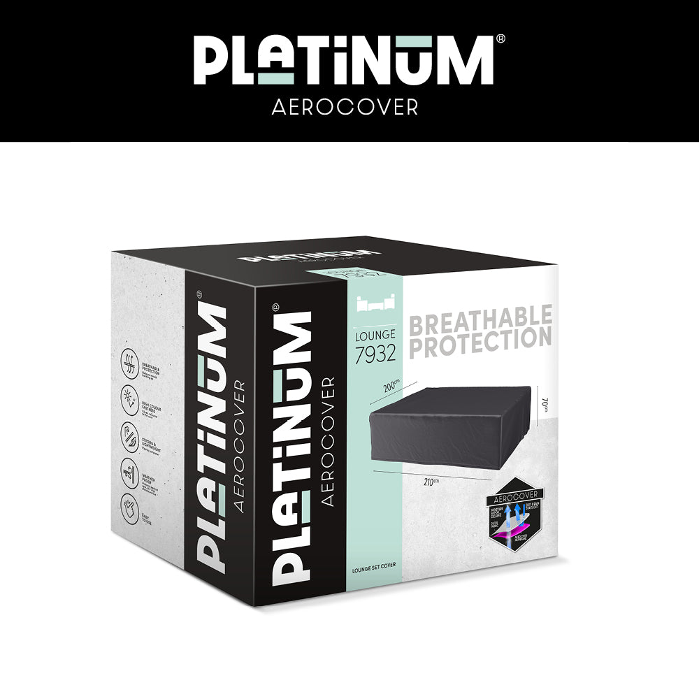 Loungesethoes Platinum AeroCover in doos