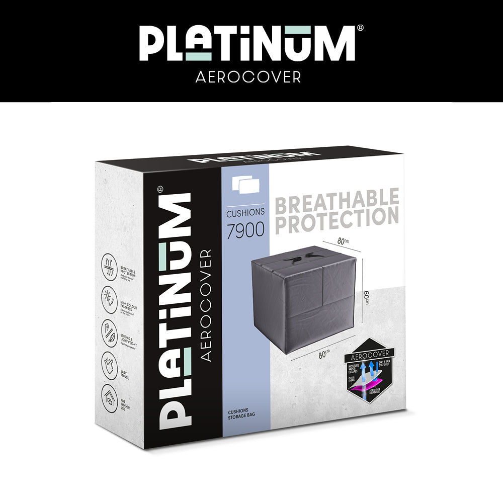 Platinum Aerocover kussentas, ademende beschermhoes voor kussens