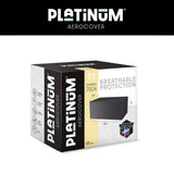 Platinum AeroCover tuintafelhoes verpakking met productafbeelding en beschermingsinfo