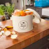 Composter voor in de keuken créme - Esschert design