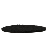 Ronde reservefilter, donkergrijs/zwart schuimschijf vanaf de zijkant