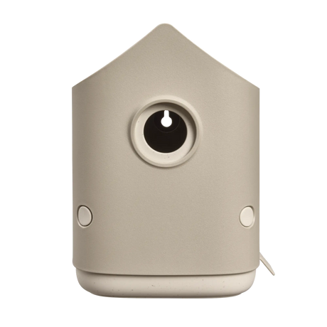 Elho - cosy bird house 18cm paddenstoel beige B 18 x H 23 x D 18 cm