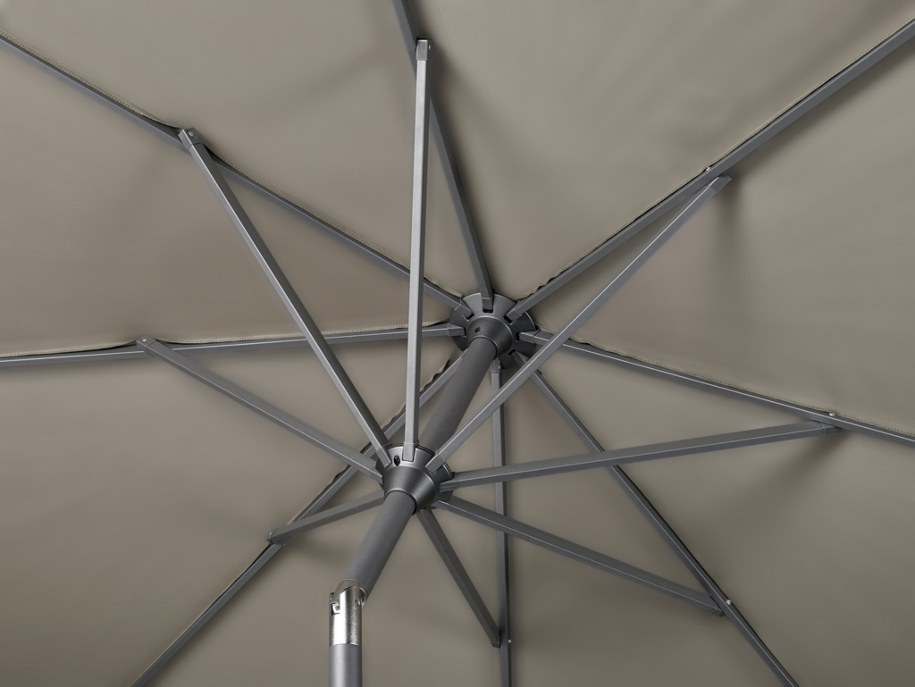 Platinum parasol Riva 250x200 - olijf