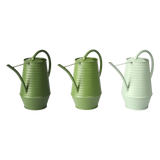 Set binnengieters 1 liter: 3 kleuren (groen, lichtgroen, wit) met tuit en hengel