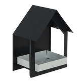 Esschert design - Wit antraciete muurvoedertafel