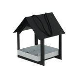 Esschert Design - Hangende Voedertafel antraciet en wit