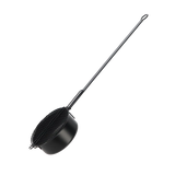 Popcornpan met los gaasmandje en lange steel
