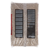 Houtpellets eikenhout zak van Fancy Flames, 15 kg met zwarte informatiestickers