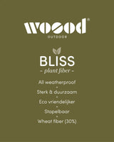 WOOOD - Bliss tuinstoel met spijlen off white