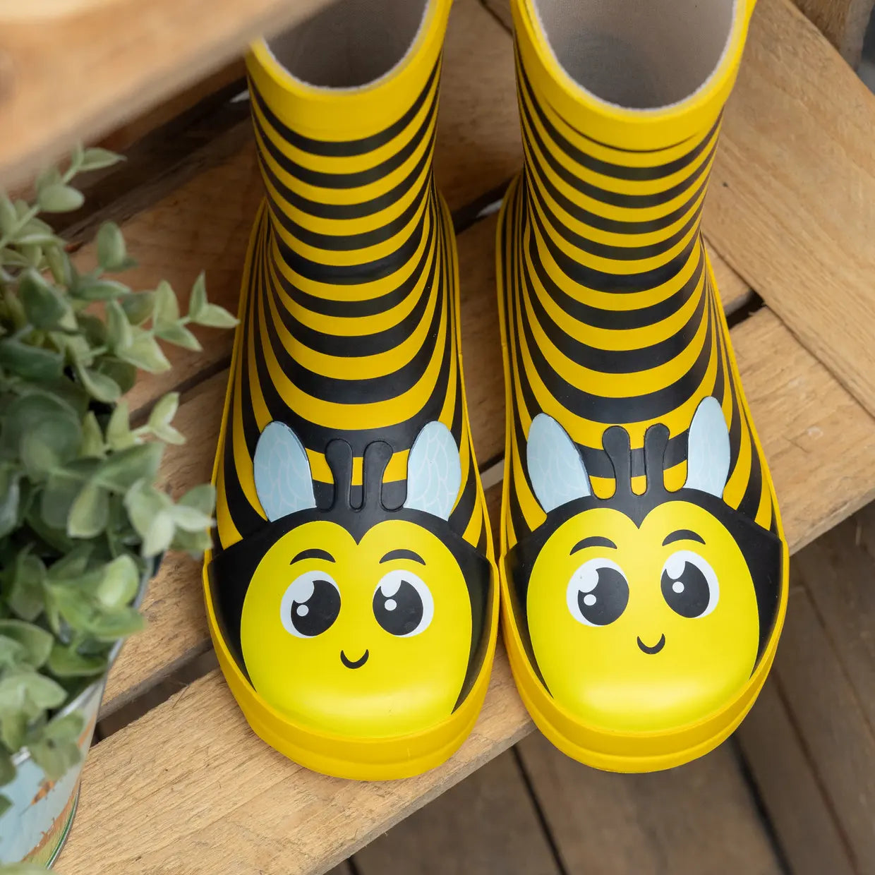 Kinderlaarzen met Bijen print - maat 29-30 | Esschert design