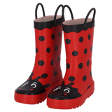 Kinderlaarzen met lieveheersbeest print - maat 27-28 | Esschert design