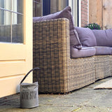 Deurstopper met handvat grijs 2,5 kilo - Esschert design