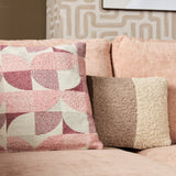 MySofa Alma hoekbank roze 2,5-zits + divan rechts
