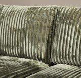 MySofa Teddy hoekbank groen, divan links + 2,5-zits