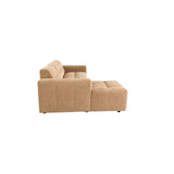 MySofa Ruby hoekbank Camel Lounge L + 2,5-zits arm rechts