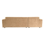 MySofa Ruby hoekbank Camel Lounge L + 2,5-zits arm rechts