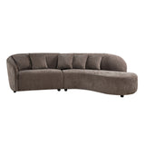MySofa Novi hoekbank grijs 3-zits + lounge rechts