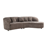 MySofa Novi hoekbank grijs 3-zits + lounge rechts