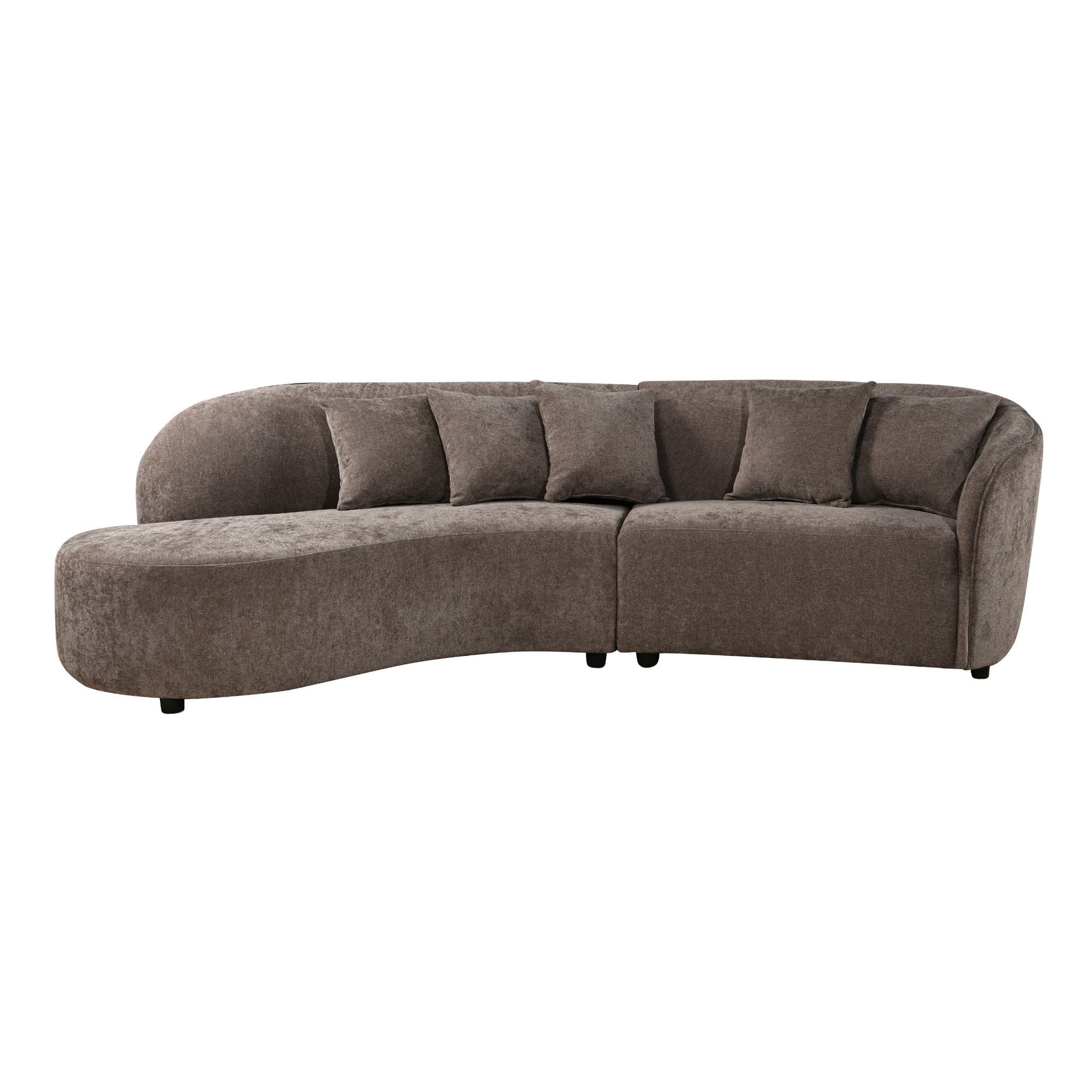 MySofa Novi Hoekbank Grijs Lounge L + 3-zits