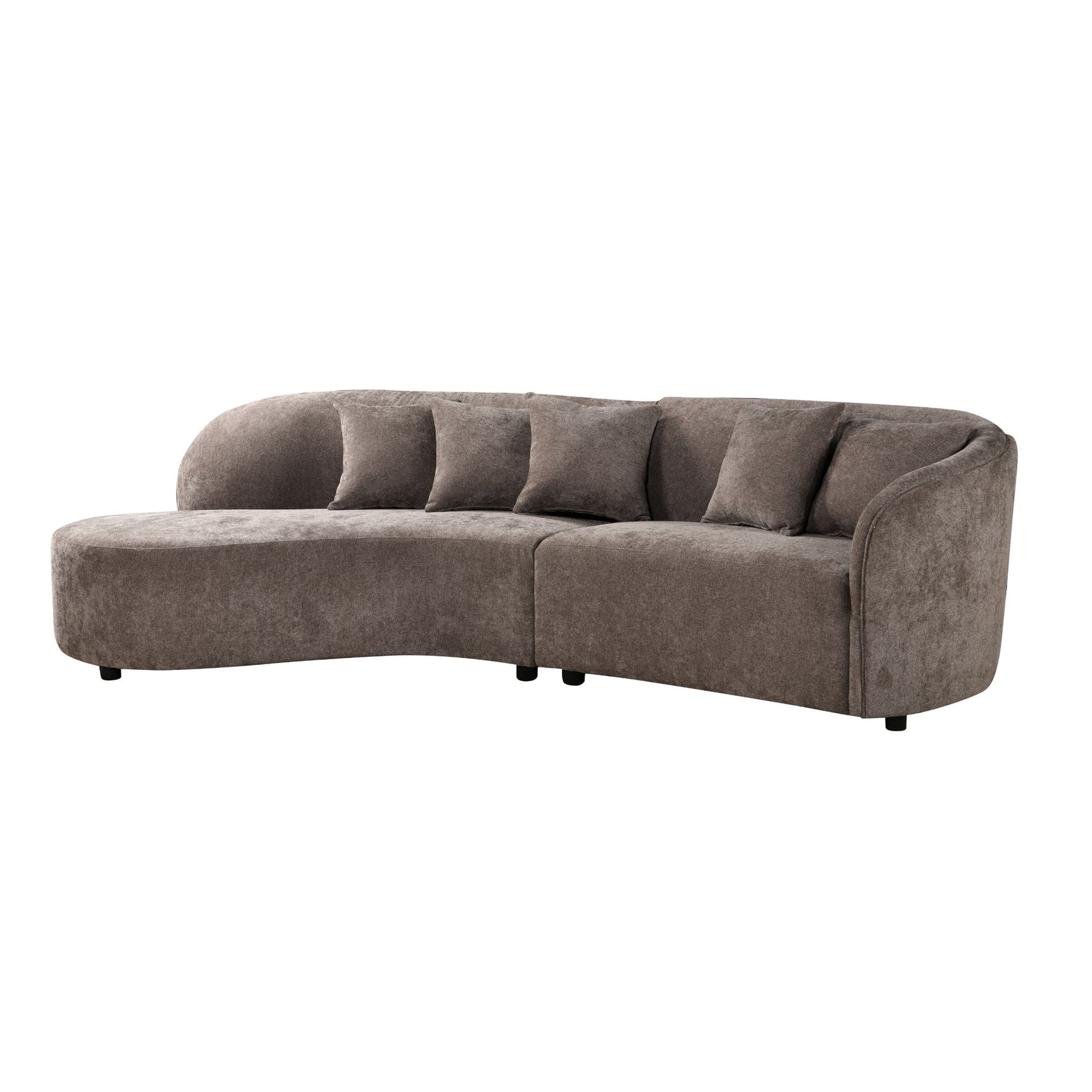 MySofa Novi Hoekbank Grijs Lounge L + 3-zits