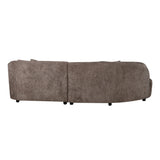 MySofa Novi Hoekbank Grijs Lounge L + 3-zits