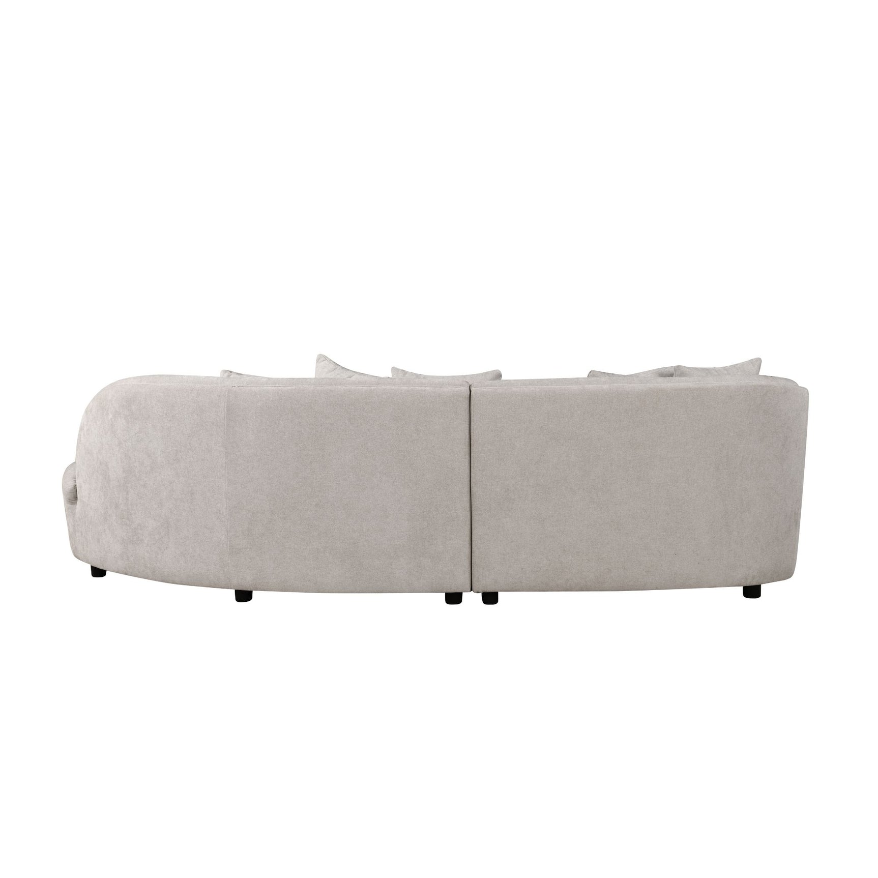 MySofa Novi hoekbank lichtgrijs 3-zits + lounge rechts