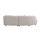 MySofa Novi hoekbank lichtgrijs lounge L + 3-zits