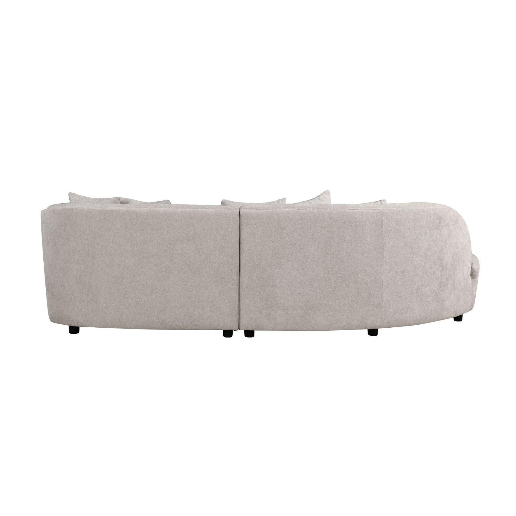MySofa Novi hoekbank lichtgrijs lounge L + 3-zits