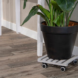 Trolley grijs vierkant indoor L - Esschert Design