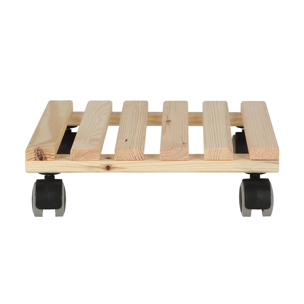 Plantentrolley naturel vierkant indoor L - Esschert Design