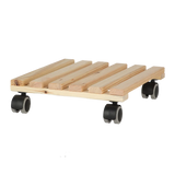 Plantentrolley naturel vierkant indoor L - Esschert Design