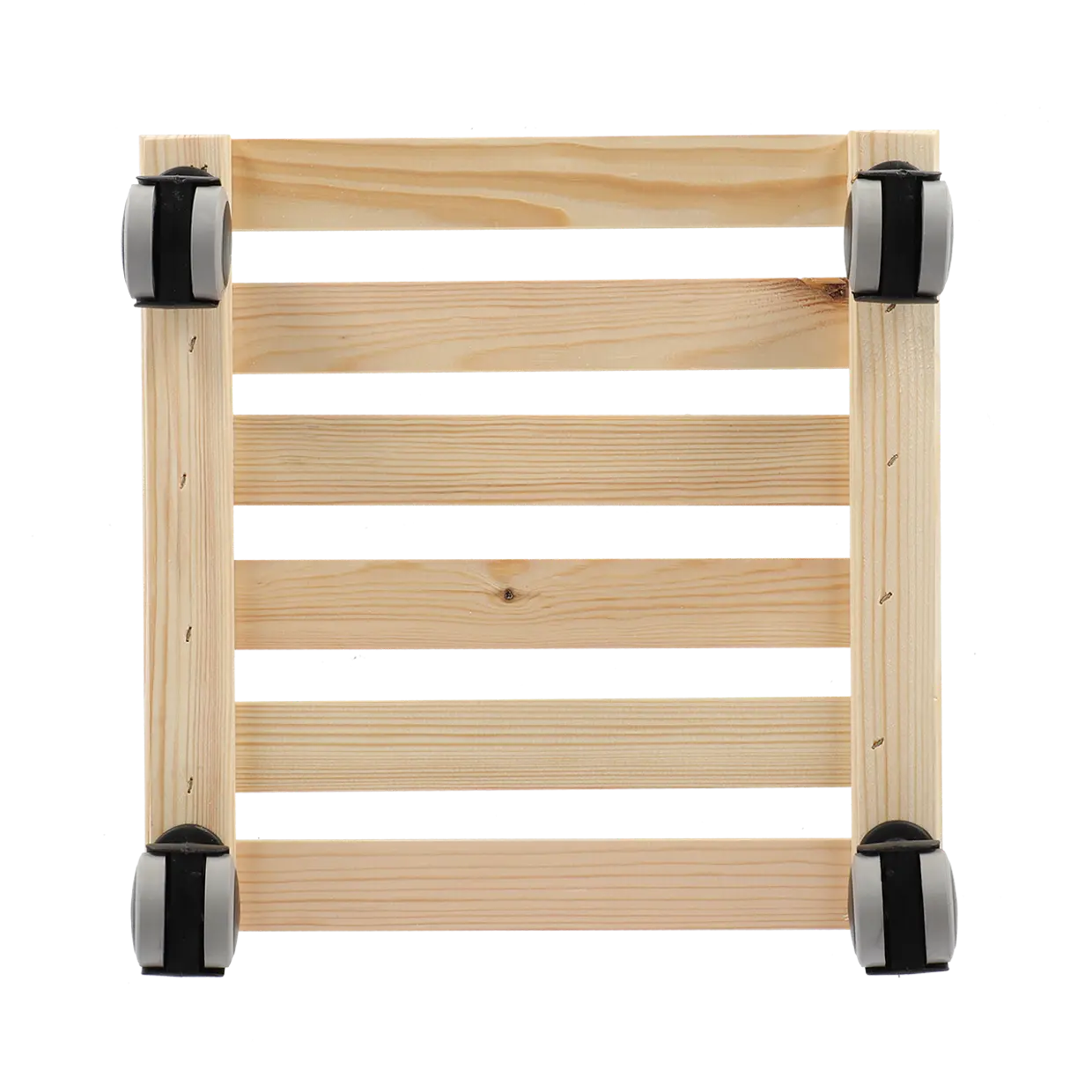 Plantentrolley naturel vierkant indoor L - Esschert Design