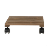 Plantentrolley vierkant indoor L bruin - Esschert Design