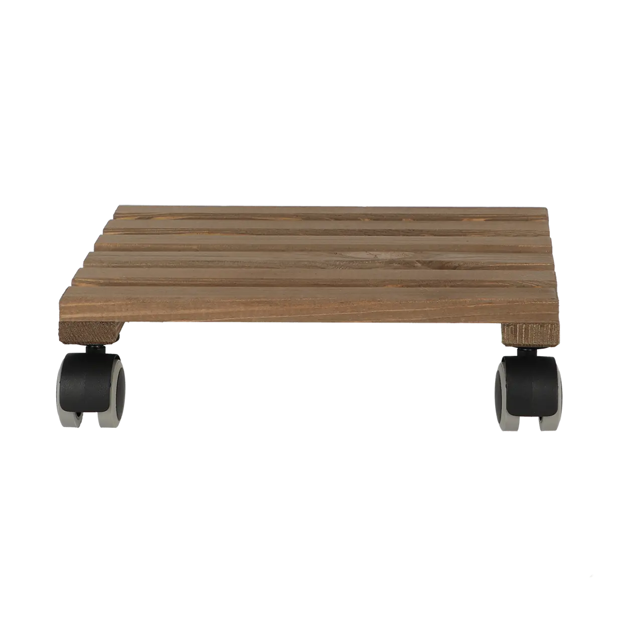 Plantentrolley vierkant indoor L bruin - Esschert Design
