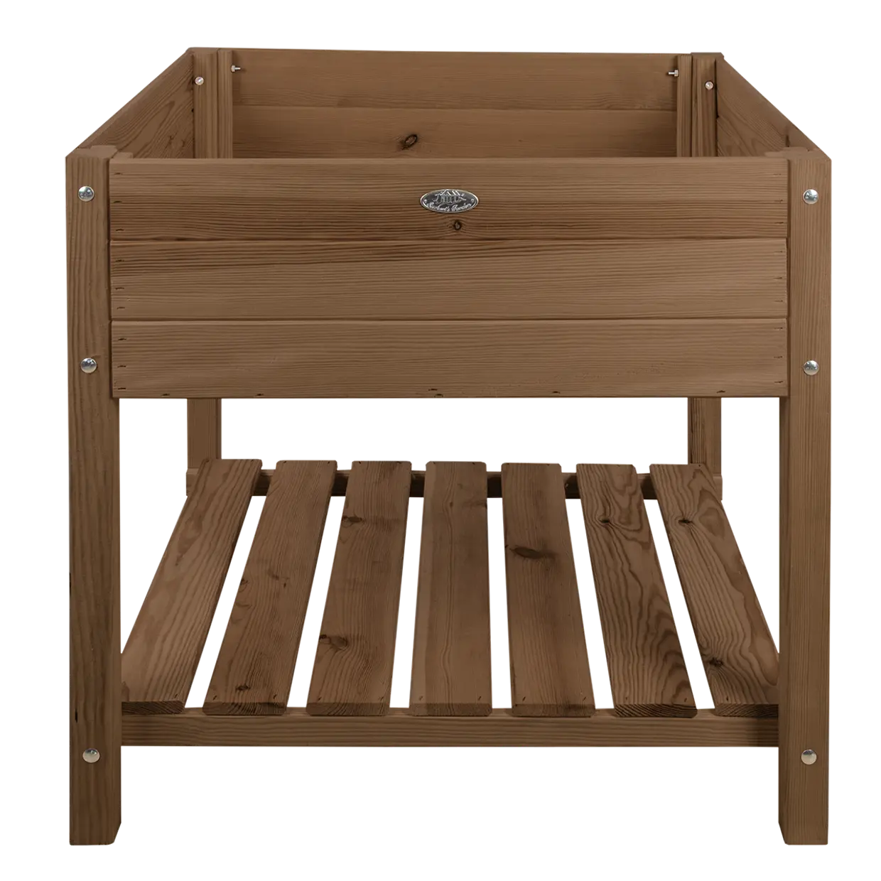 Esschert design - Bruin houten kweektafel vierkant XL