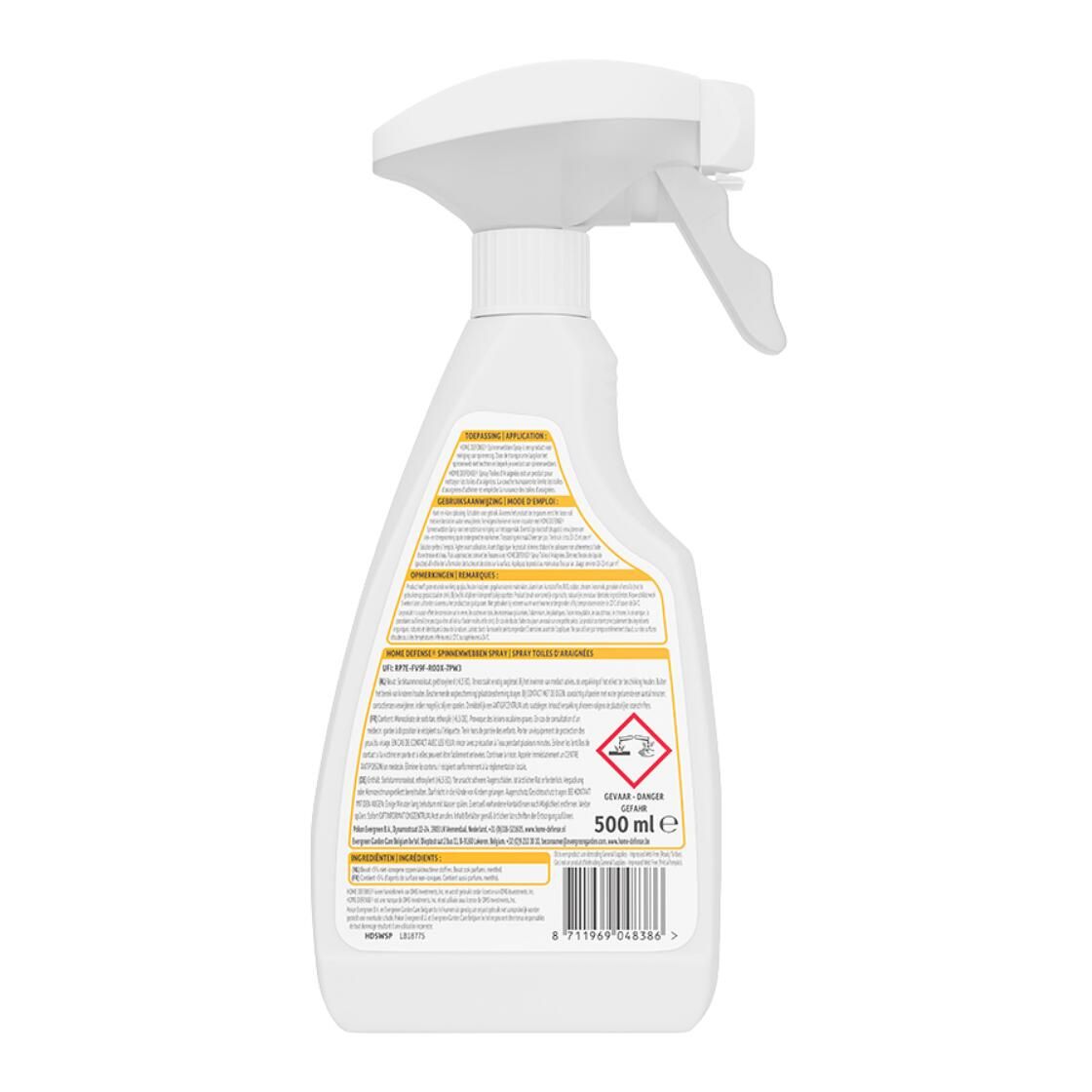 Anti Spinnen spray 500ml - HOME DEFENSE®