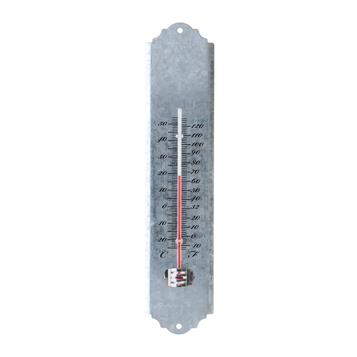 Esschert design - Oud zink thermometer S