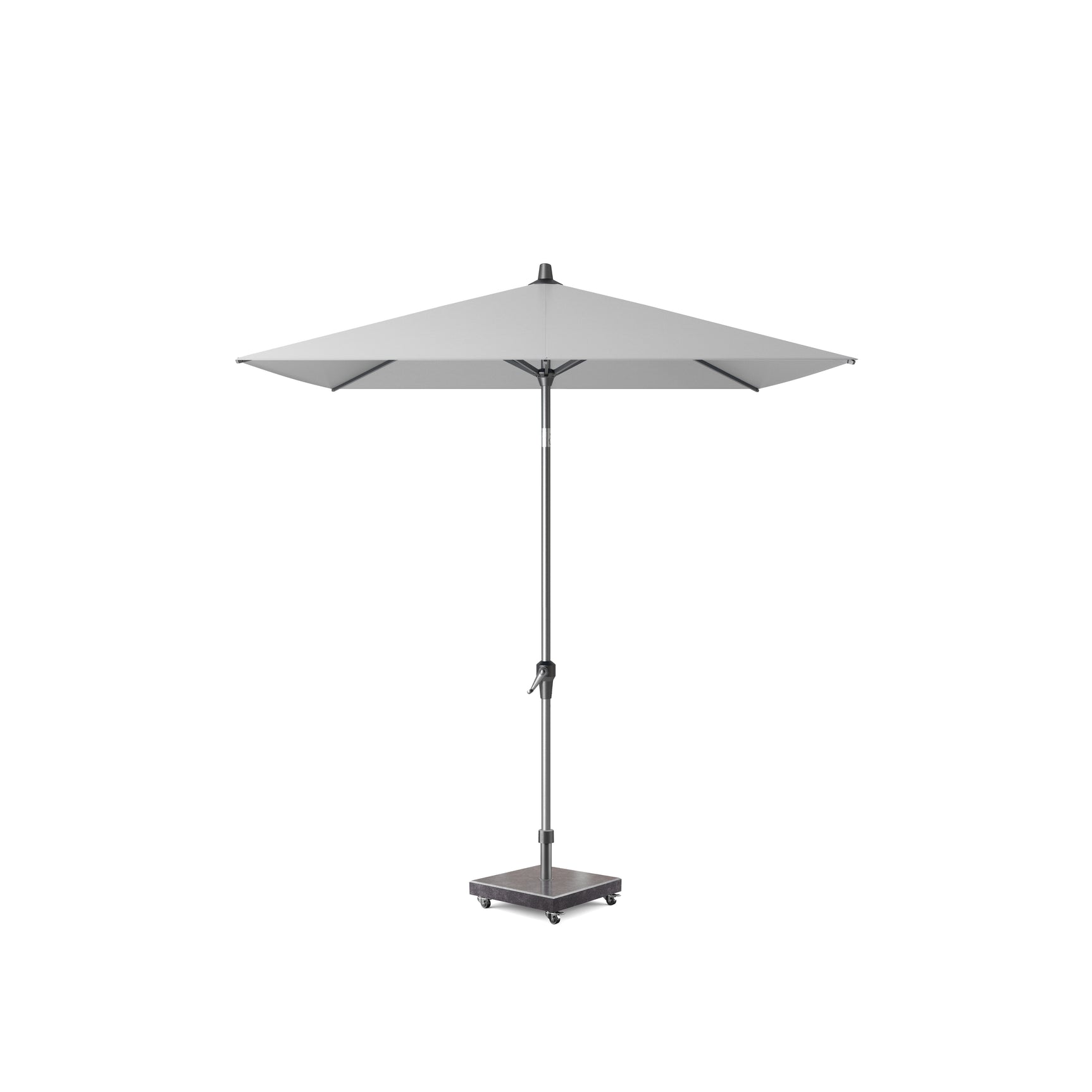 Platinum parasol Riva 250x200 - lichtgrijs