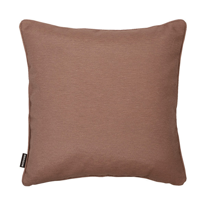 Madison sierkussen 45x45 Panama mocca, vierkant kussen met vlakke stof