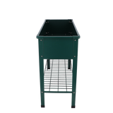 Esschert design - Verhoogde kweekbak metaal groen. L