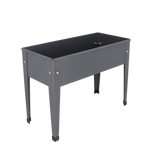 Esschert design - Verhoogde kweekbak metaal antrac. S
