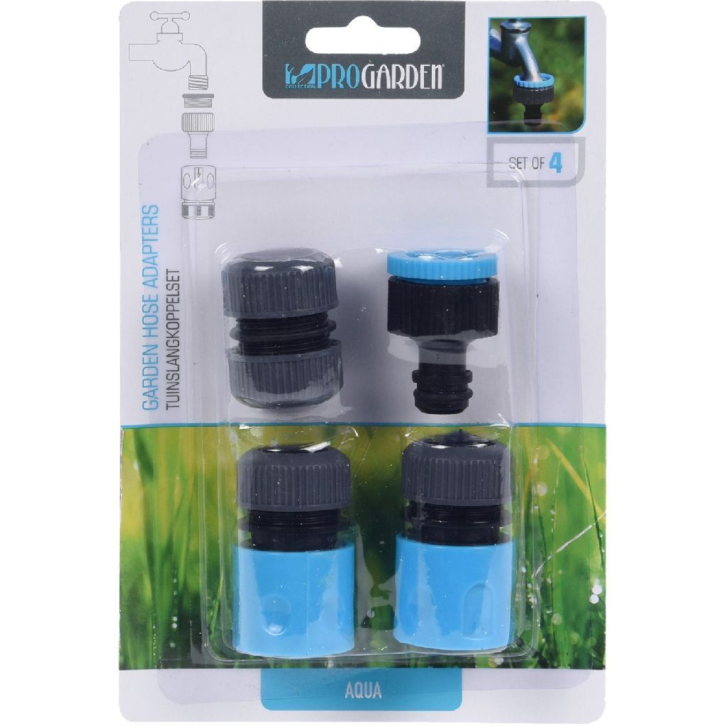 Tuinslangadapter set 4sts